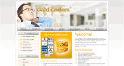 Desktop Screenshot of goldcoders.com