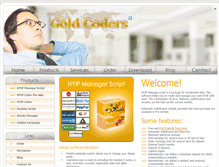 Tablet Screenshot of goldcoders.com